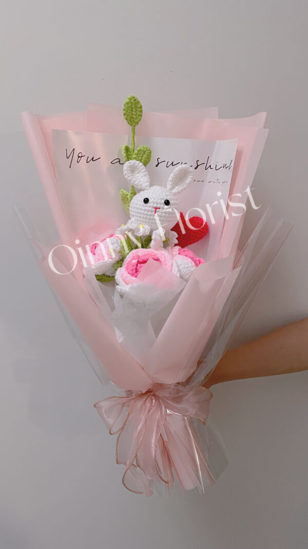 Bunny Rose Garden Bouquet